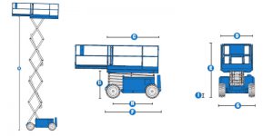 Bühendaten Scherenbühne s100-16 D